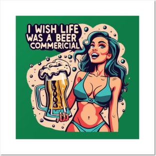 Beer Commercial Posters and Art